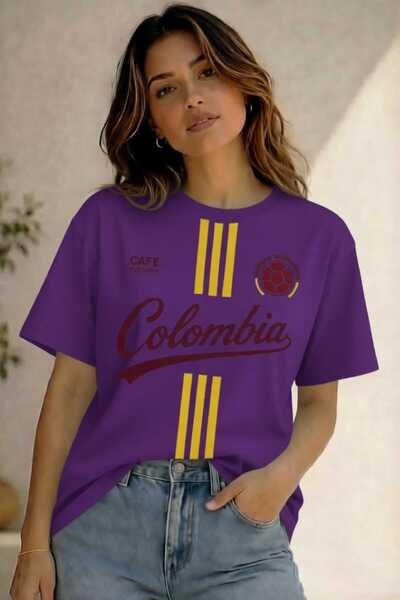 New Shine Colombia Printed Oversize Cotton T-Shirt