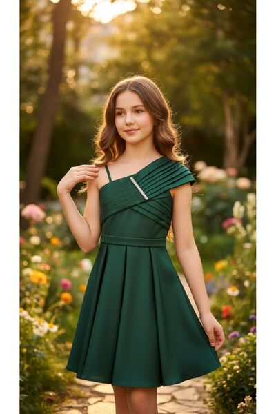 Lily and Co Girl's Special Occasion Evening Dress