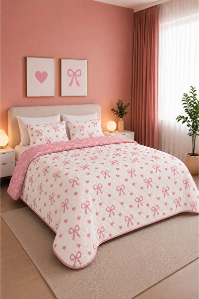 Sheri Home YENİ Fiyonk Desenli Çift Kişilik Yazlık Yatak Örtüsü 200 X 230 🎁 ...