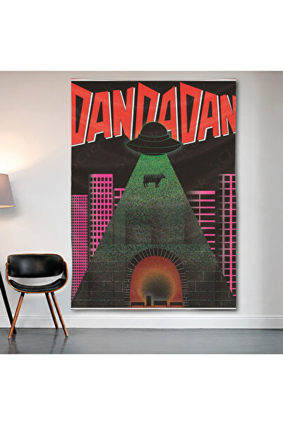 Geek Cultcha Dandadan Wall Covering Wall Tapestry First Quality Satin Fabric ...