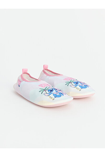 LC Waikiki Karışık Lilo & Stitch Baskılı Kız Çocuk Deniz Ayakkabısı