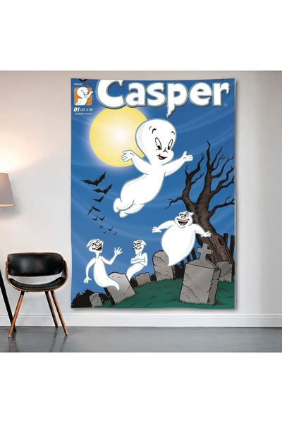 Geek Cultcha Casper the Friendly Ghost Wall Covering Wall Tapestry First Qual...