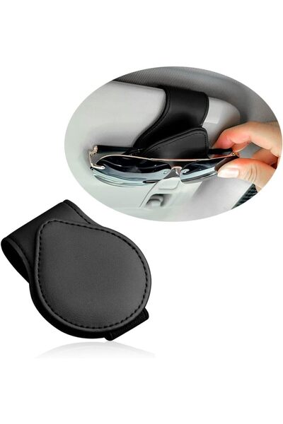 Arabest Magnetic Leather Sunglasses Holders for Car Sun Visor,Eyeglass Hanger...