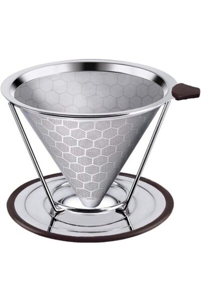 Arabest Pour Over Coffee Dripper,Stainless Steel Filter,Paperless,Reusable,Co...