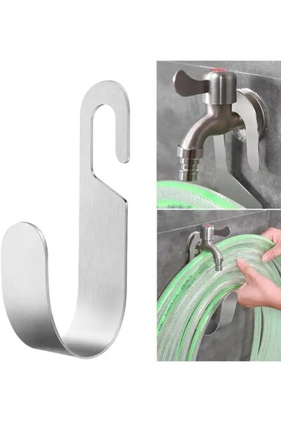 Arabest Metal Garden Hose Holder,Heavy Duty Hanging Storage Rack,Hose Stand,W...