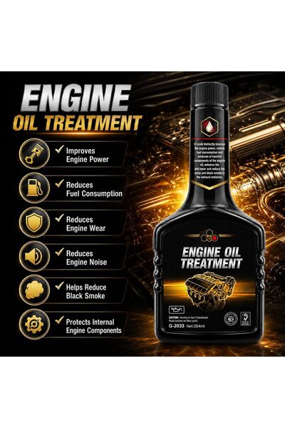 4X4 Road Power معالج زيت المحرك 354 مل |   إضافات زيت المحرك لمحركات البنزين ...
