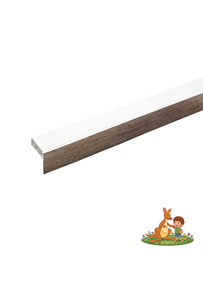 KLEIDECO Sina perdea PVC Berlin, 1 canal, cu masca decorativa, 300 cm, GRI-ST...
