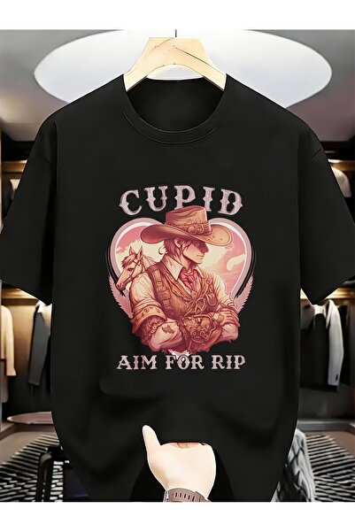 En22 Cupid Aim Rip Valentine'S Day Gifts Spring Summer Tees Funny Unique Roun...