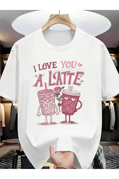 Ekim11 تيشيرتات مطبوع عليها 'I Love You Late' هدايا عيد الحب، تيشيرتات مضحكة ...