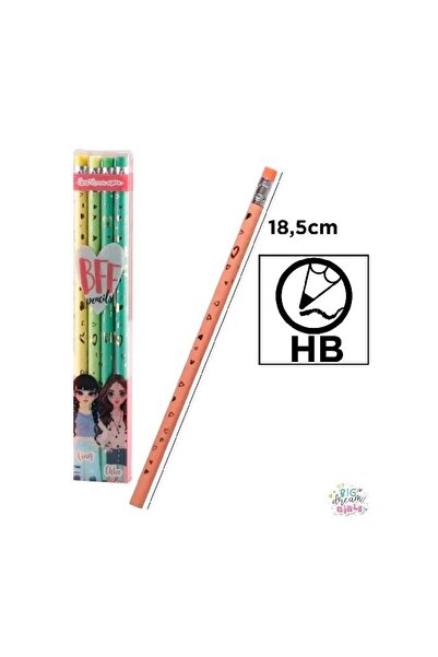OEM Set creioane cu radiera MP Main Paper Big Dream Girls, HB, plastic, 18.5 ...