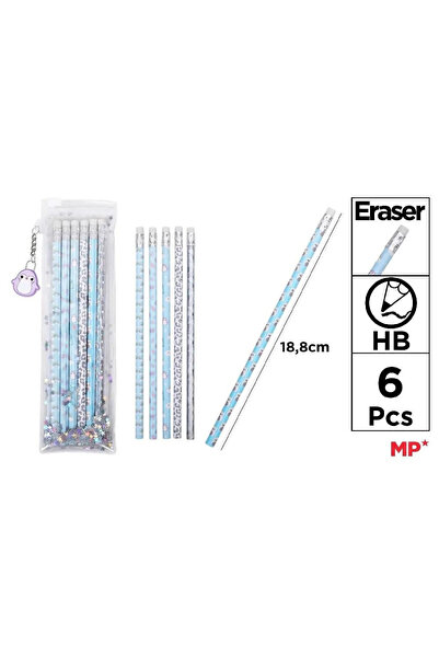 OEM MP Main PaperSet de creioane cu radiera in etui Frosty (blister)