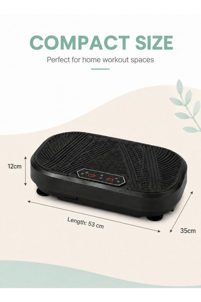Yoawllty Vibration Plate Exercise Machine, Full Body Shaker for Lymphatic Drainage & Fat Burning, 120 Speed LED Touch Screen, Wireless Remote + 2 Resistance Bands, 551lbs Max Load Home Fitness Equipment