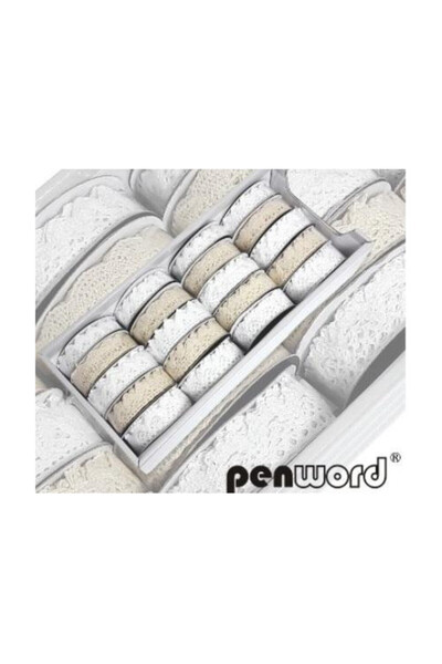 OEM Panglica dantela/banda dantelata Penword 2,5 cm x 3 m, decorativa, multic...