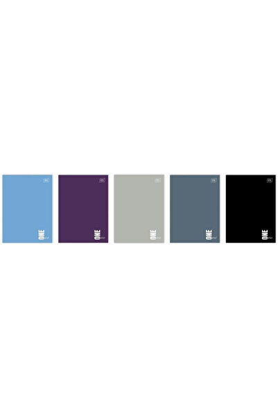 Interdruk Notes A7 One Color, patratat, coperta folie, Multicolor, 110x156 mm...