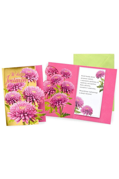 KUKARTKA Felicitare pentru onomastica Dream Cards, format B6, cu plic, design...