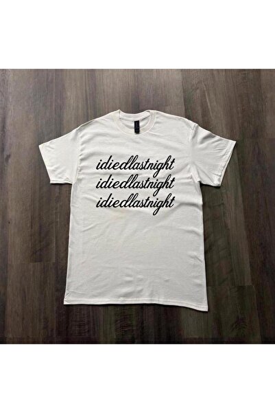 Grafftee Clothing I D Last Night Printed Unisex Oversize T-Shirt