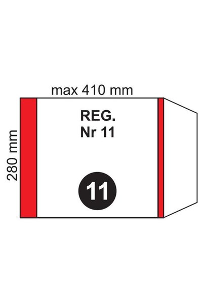 FOL-PLAST Coperta/husa reglabila Nr 11 pentru manuale 280–410 mm, multicolor,...