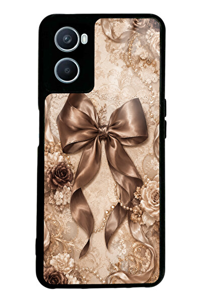 Spoyi Oppo A96 Bronze Pearl Tasarımlı Glossy Telefon Kılıfı