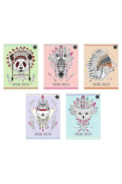 OEM Caiete Ziemia Obiecana Hakuna Matata set 10 buc A5 80 file multicolor