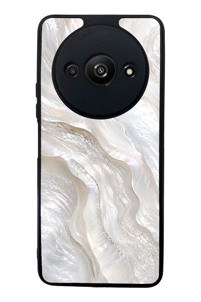 Spoyi حافظة هاتف Xiaomi Redmi A3 بتصميم لؤلؤي لامع