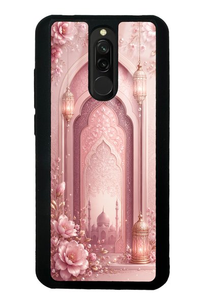 Spoyi حافظة هاتف Xiaomi Redmi 8 Blush Palace Garden ذات تصميم لامع