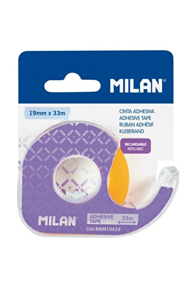 Milan Banda adeziva BWM10433, scotch, cu dispenser reincarcabil, transparenta...