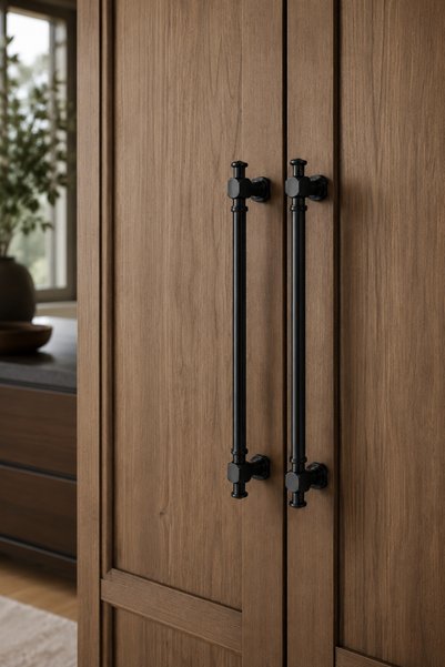 Damla Tunca Modal Furniture Handle 160 mm – Black