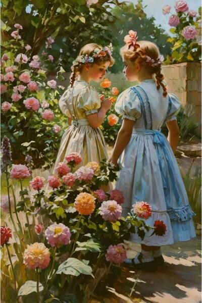 mural home لوحة جدارية فيكتوري - Victorian - 100cm * 66cm