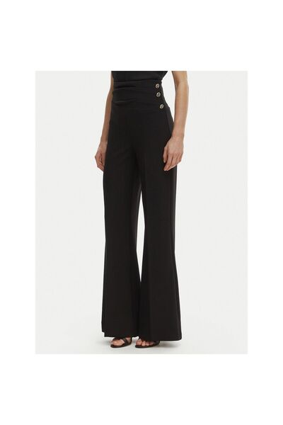 RINASCIMENTO Pantaloni Palazzo de damă CFC0020264002 Negru