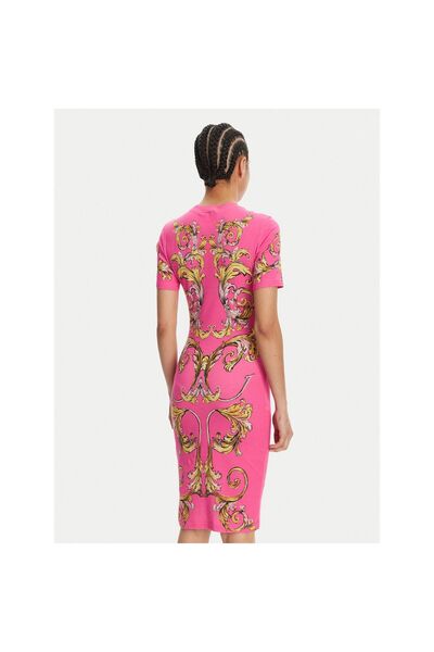 VERSACE JEANS COUTURE Γυναικείο Καθημερινό Φόρεμα 78HAO9P9 JS466 Ροζ
