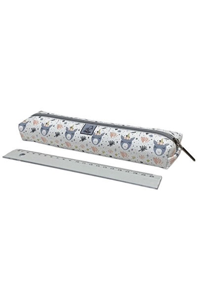 OEM Bee-bee, Penar plat din ecopiele cu imprimeu Jamnik Unicorn, cu fermoar, ...