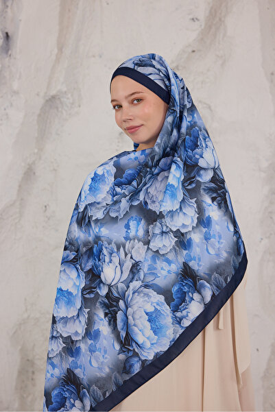 Mira İpek Sunshine Series Patterned Cotton Soft Shawl Women's Colorful Shawl