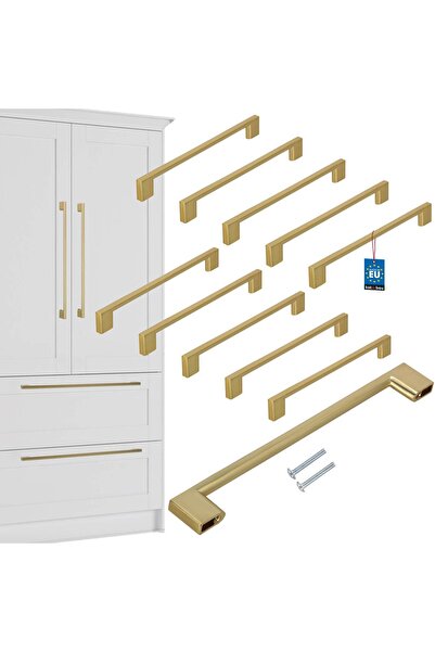 KOTARBAU Mâner pentru mobilier de bucătărie Clasic Modern Alungit Auriu Mat D...