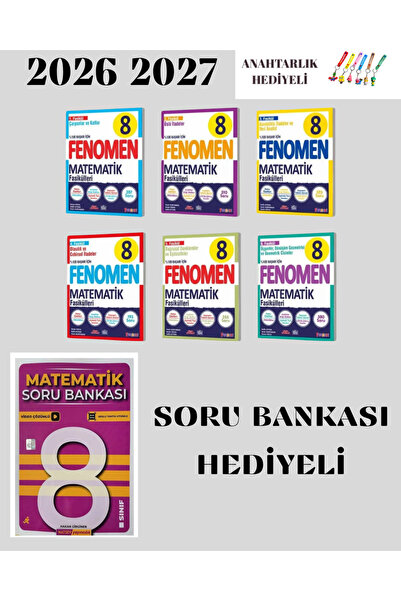 Fenomen Yayıncılık 8.sınıf matematik fasikül seti 2026 2027