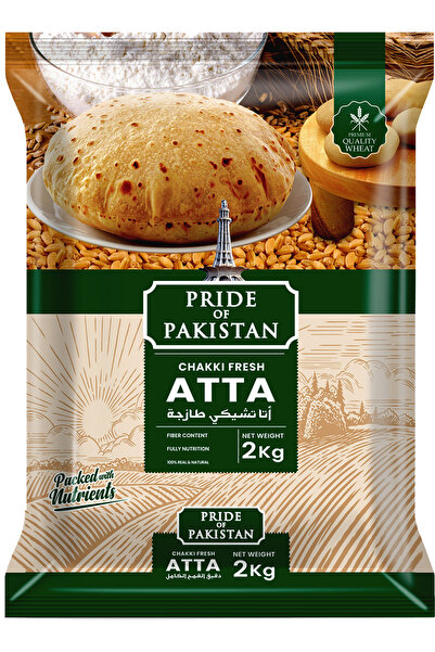 PRIDE OF PAKISTAN Chakki Fresh Atta 2kg