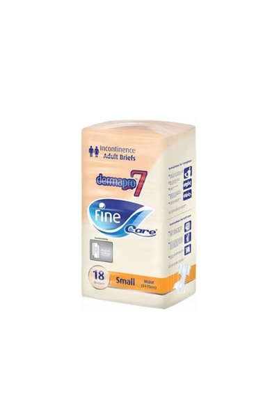 FINE Care Adult Diapers Small Size High Absorbency 18 Pieces