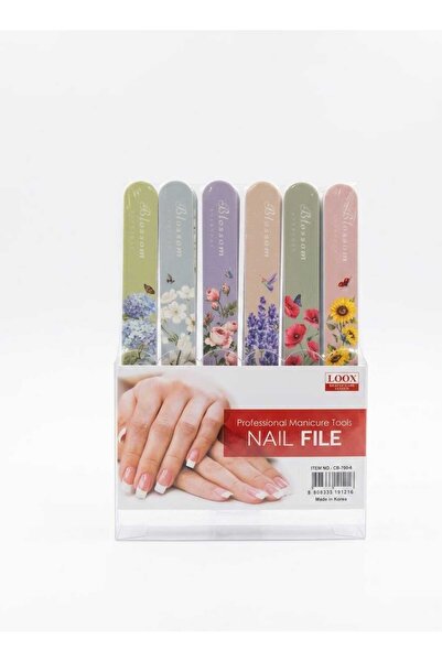 Loox Korean Lux Stand Nail File 48 Grit Model No. Cb-700/6