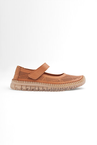 Mamito Ayakkabı D 04 Gel-Sole Genuine Leather Ballerina Flats