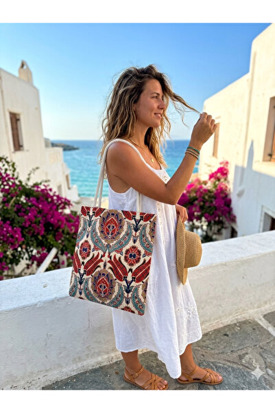 Gamy Crafts Ethnic Tapestry Woven Canvas Bag - Woven Shoulder Bag with Rope S...