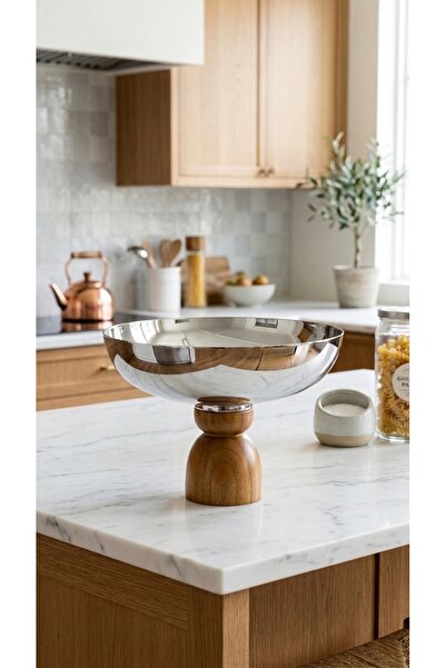 Generic Dessert and Fruit Serving Stand Plate (26X19 cm) a Classy Touch to Yo...