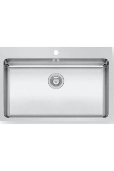 Pyramis Maidtec Ledge Inox Brushed Ένθετος Νεροχύτης 76x50.5cm