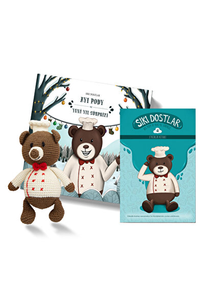 Bookids Publishing Sıkı Dostlar Ayı Pody Hikaye, Etkinlik Kitabı ve Amigurumi...