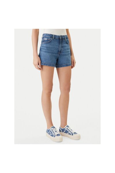 Guess Jeans Γυναικεία Τζιν Σορτς W5GD0SD5O13 Μπλε
