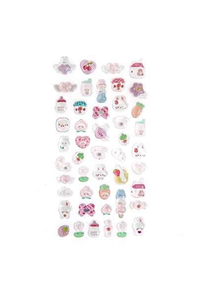 OEM Set stickere decorative Dalprint dpCraft Candy Drops multicolor 9.4x22.4c...
