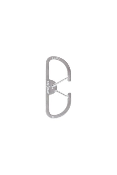Nite Ize Carabiner B-Series Dual Carabiner #4 SS Stainless (BS4-11-R3)