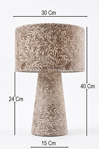 Hmydesign Handmade Kumaş Abajur - Creslent