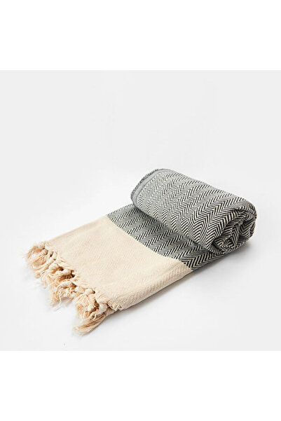 YEYE Made In Nature Prosop de hammam WAVY, 100% bumbac, YEYE Negru