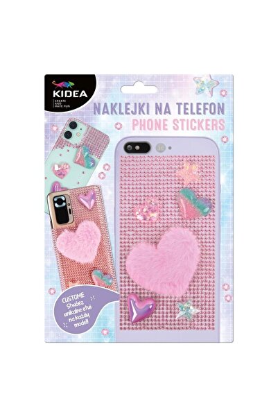 Derform Set stickere decorative multicolor inimi si sclipici