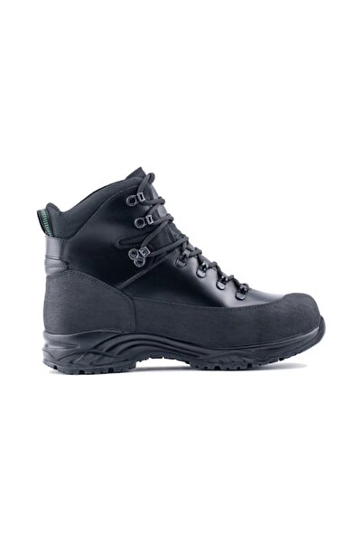 KS Bocanci tactici din piele de bovină, KS-Safety, M 160 R - Arrow, Negru, Mă...