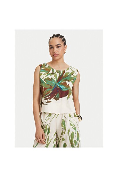 Access Fashion Γυναικεία Μπλούζα 63-2078 Κρεμ